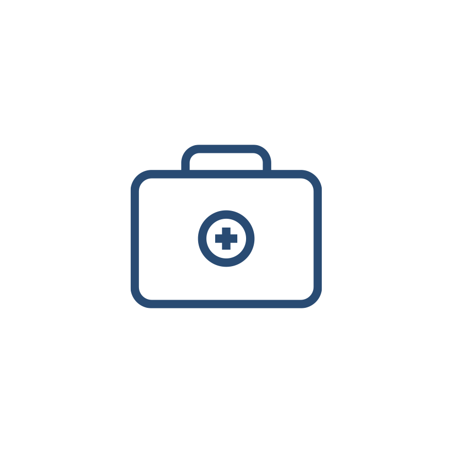 Bild: Erste Hilfe und Defibrilator