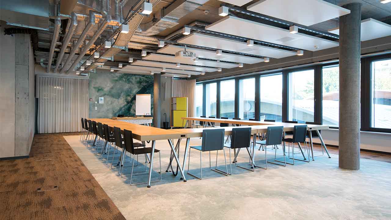 Meetingraum Sitzungszimmer Grösse XL Welle7 Workspace